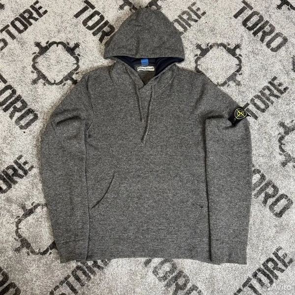 Stone Island Felpa con Cappuccio Heavy Cotton Fleece Hooded Sweatshirt